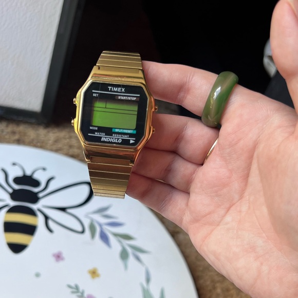 Timex Indiglo Digital Men Gold Tone Alarm Chrono Quartz Watch. - Picture 14 of 15